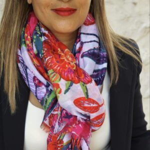 passion-foulard-bangkok-multicolore-fleurie-2