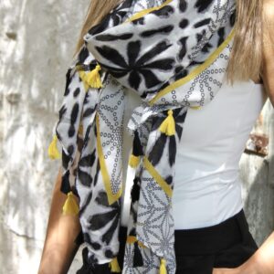 passion-foulard-delhi-noir-blanc-3