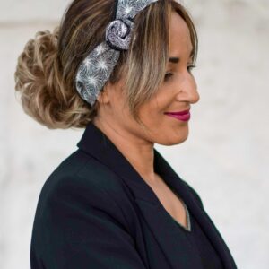 Bandeau fil de fer-Clarence-noir et blanc-NDJ Occitanie