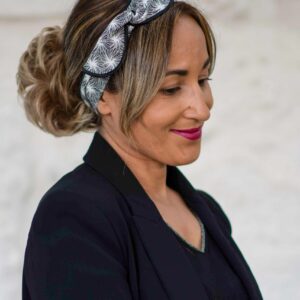 Bandeau fil de fer-Clarence-noir et blanc-NDJ Occitanie