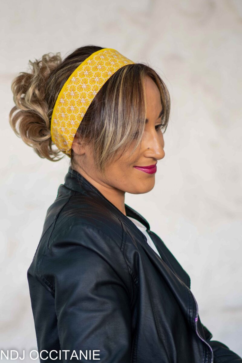 Bandeau fil de fer-Iris-Jaune solaire-NDJ Occitanie