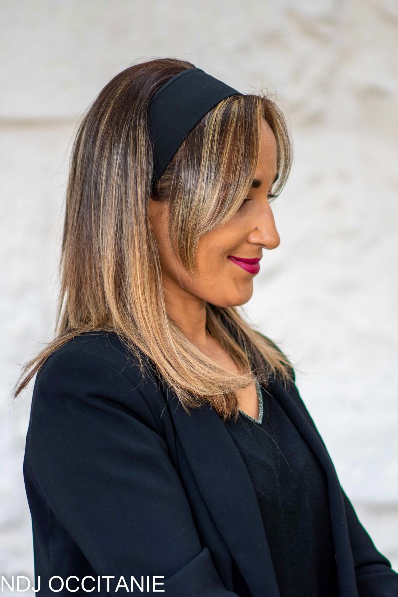 Bandeau fil de fer-Julia-Unie noir-NDJ Occitanie-3