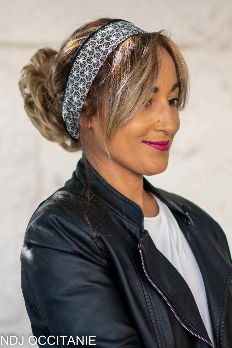 Bandeau fil de fer-Natalia-noir-NDJ Occitanie